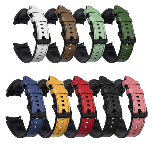 Silicone Leather Watch Band for Samsung Galaxy Watch 7（ZPB-802）